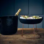 GenWare Black Hammered Aluminium Platter 31cm 3 LFST0324193