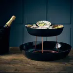 GenWare Black Hammered Aluminium Platter 44cm 3 LFST0324199