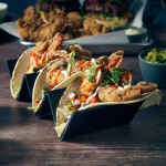 GenWare Melamine Matt Black Fast Food Stand 2 Slot - Pack of 12 4 LFST0324230