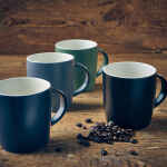 GenWare Porcelain Matt Blue Cosy Mug 35cl/ 12.3oz - Pack of 6 3 LFST0324256