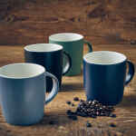 GenWare Porcelain Matt Grey Cosy Mug 35cl/ 12.3oz - Pack of 6 3 LFST0324258