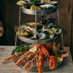 GenWare Three Tier Vintage Steel Seafood Stand 3 LFST0924108