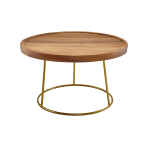 GenWare Gold Anti-Slip Round Buffet Riser 18cm 4 RSR RGD18 A