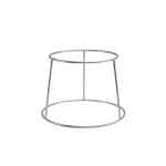 GenWare Silver Anti-Slip Round Buffet Riser 18cm 2 RSR RS18