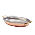 GenWare Copper Plated Oval Dish 30 x 21cm - Pack of 3 2 SSD30C
