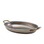 GenWare Vintage Steel Oval Dish 30 x 21cm - Pack of 3 2 SSD30V