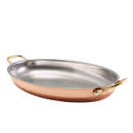 GenWare Copper Plated Oval Dish 34 x 23cm - Pack of 3 2 SSD34C