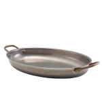GenWare Vintage Steel Oval Dish 34 x 23cm - Pack of 3 2 SSD34V