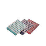 Mini Check T-Towel 43X68cm Mix Colours - Pack of 10 2 TW01