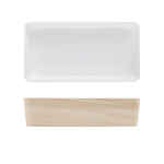 White Oak Tokyo Melamine Bento Outer Box 34.8 x 18 x 7.8cm - Pack of 3 2 TY350255