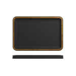 Copper/ Black Utah Melamine Tray 34 x 23cm 2 UH340317
