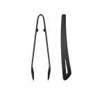 Black Silicone Tongs 29cm 2 UT290402
