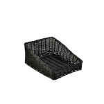 Wicker Display Basket Black 46X36X20cm 2 WDB 4636SBK