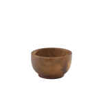 Acacia Wood Dip Pot 6cl/ 2oz 2 WDP6