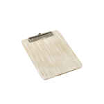 White Wash Wooden Menu Clipboard A5 18.5x24.5x0.6cm 2 WMC17W