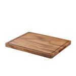 Genware Acacia Wood Serving Board 28 x 20 x 2cm 2 WSB2820