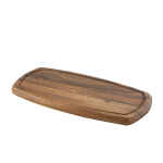 Genware Acacia Wood Serving Board 36 x 18 x 2cm 2 WSB3618