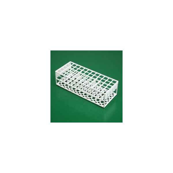 White Polystyrene Test Tube Rack Suitable For 60 Tubes 1 whitepolystyrenetesttuberacksuitablefor60tubes20673p